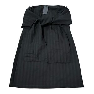 SIR. The Label Black 100% Linen Strapless Bow Mini Dress - Size 1